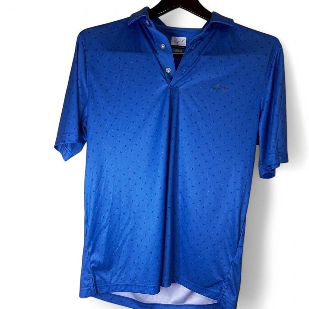 Men's Greg Norman‎ Golf shirt Medium Polo EUC